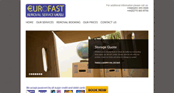 Desktop Screenshot of eurofastremoval.com